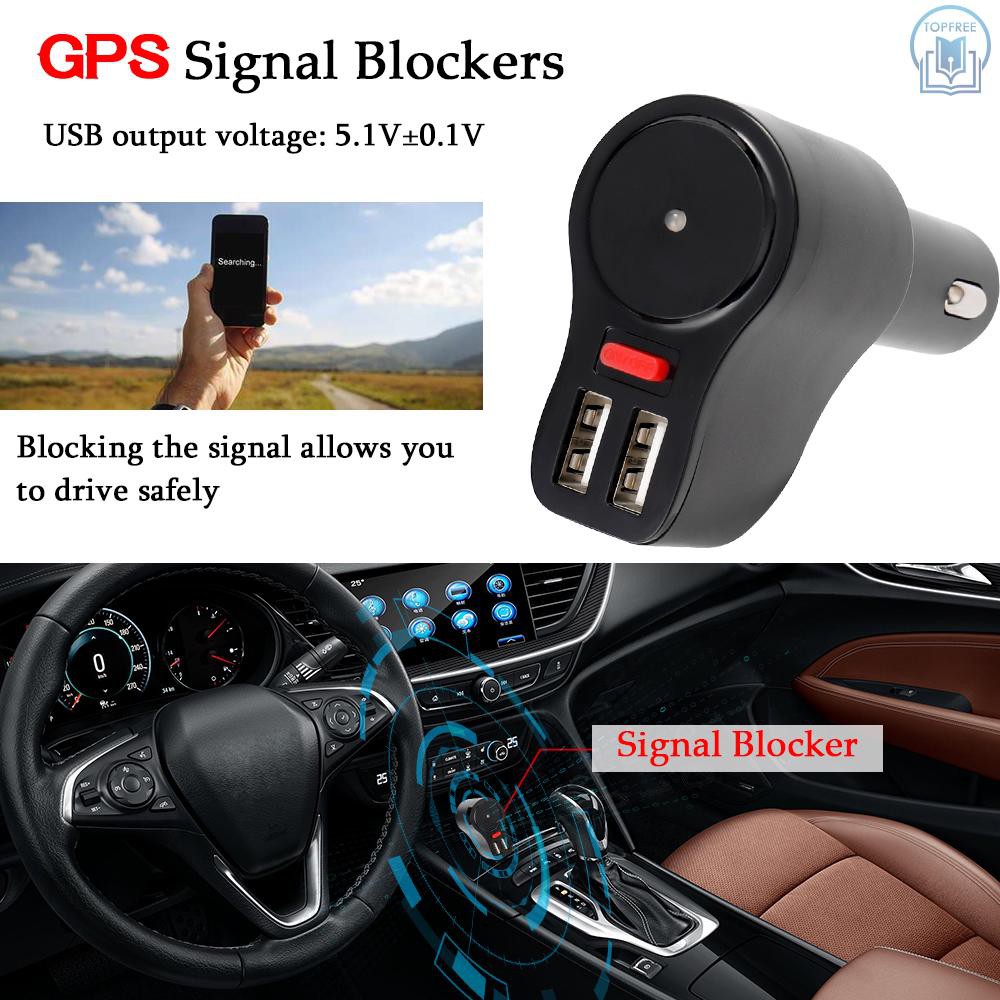 Module bảo mật thông tin chặn tín hiệu GPS di động loại sạc T&F cho xe hơi