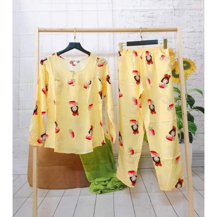 Bộ tole lanh tay dài quần dài size 1-2-3-4(45-68 kí) (nhắn tin cho shop để lựa mẫu nha)