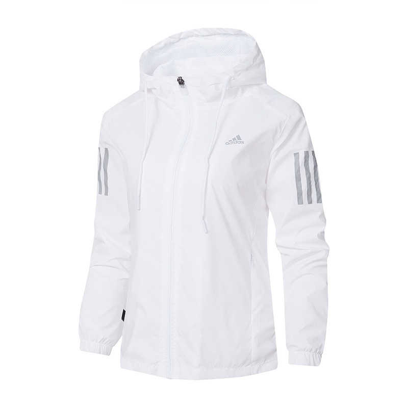Áo Khoác Gió Thể Thao Adidas 2022 Mỏng Có Mũ Trùm Đầu Thời Trang Cho Nữ