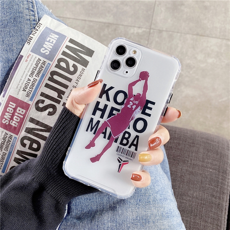 KOBE NBA ball-game star iPhone case iphone 6 Plus 6S Plus 7Plus 8Plus X XR XS Max iphone 11 Pro Max