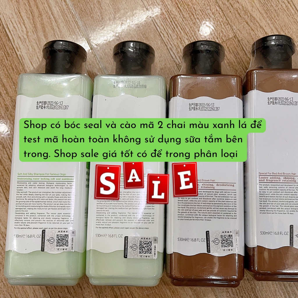 Sữa tắm SOS cho chó mèo khử mùi vượt trội