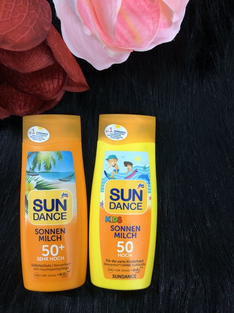 Kem chống nắng Sundace Sonnen Milch cho người lớn và trẻ em spf 50