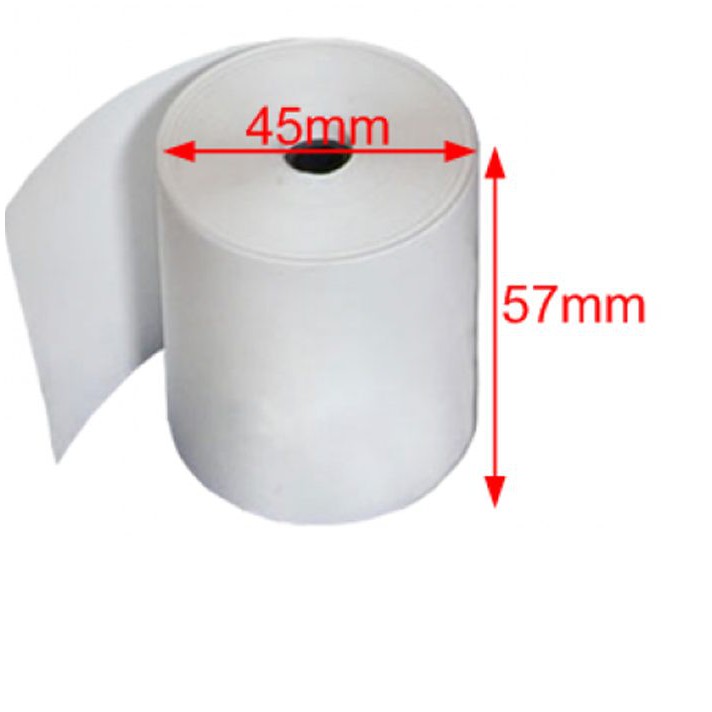 Giấy in bill, hóa đơn nhiệt khổ 57/58mm (K57/K58) cao cấp.