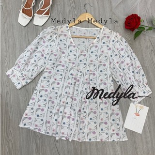 [HÀNG THIẾT KẾ] Áo bầu babydoll mặc được sau sinh - Áo bầu thiết kế Medyla - ASM23