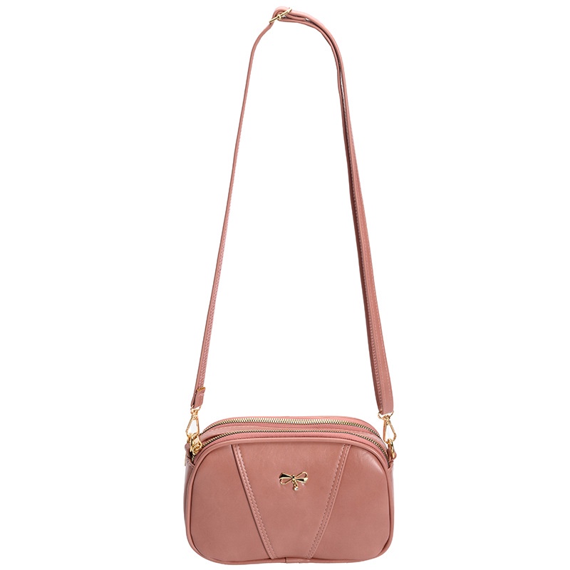 Túi đeo vai IELGY hình vuông cỡ lớn đính nơ phong cách Hàn Quốc dành cho nữ