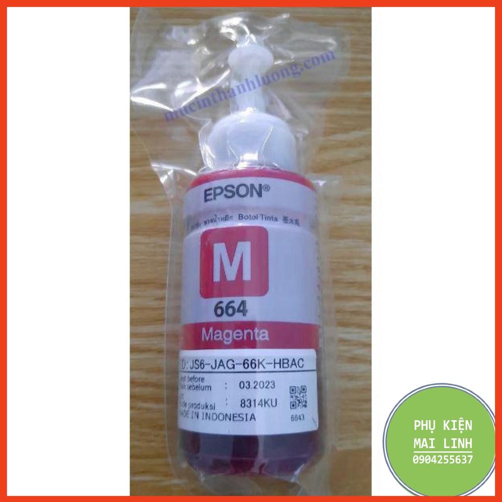 ☘️ Mực in E.p,son T664 L300 / L310 / L350 / L360 / L1300 / L100 / L120 / L200 / L210 / L565 ..Mực 664 nhập khẩu