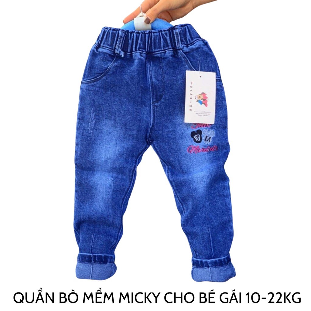 Quần jeans/bò cho bé gái 10-22kg