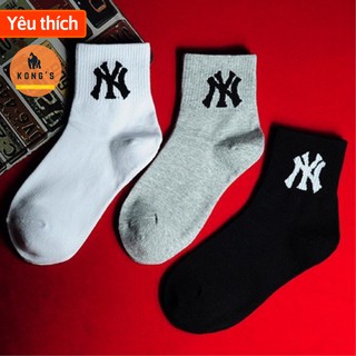 Vớ tất nam nữ NY 2020 Hàn Quốc 100% cotton siêu chất , vải mềm mịn kháng khuẩn