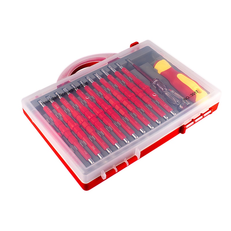 Bộ Tua Vít Phillips Có Rãnh Thử Nghiệm Cách Điện Đa Năng