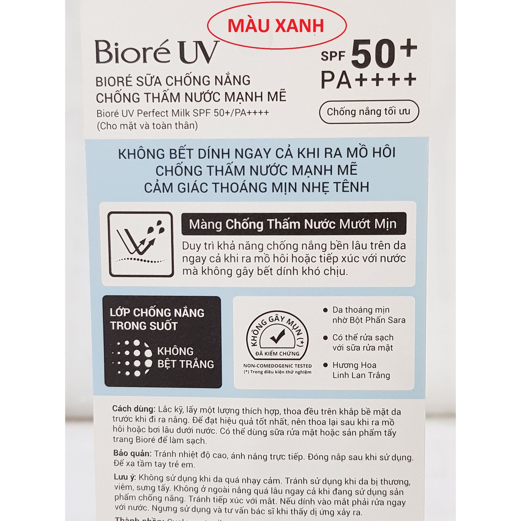 Sữa Chống Nắng Biore UV SPF50 PA++++ 30ml