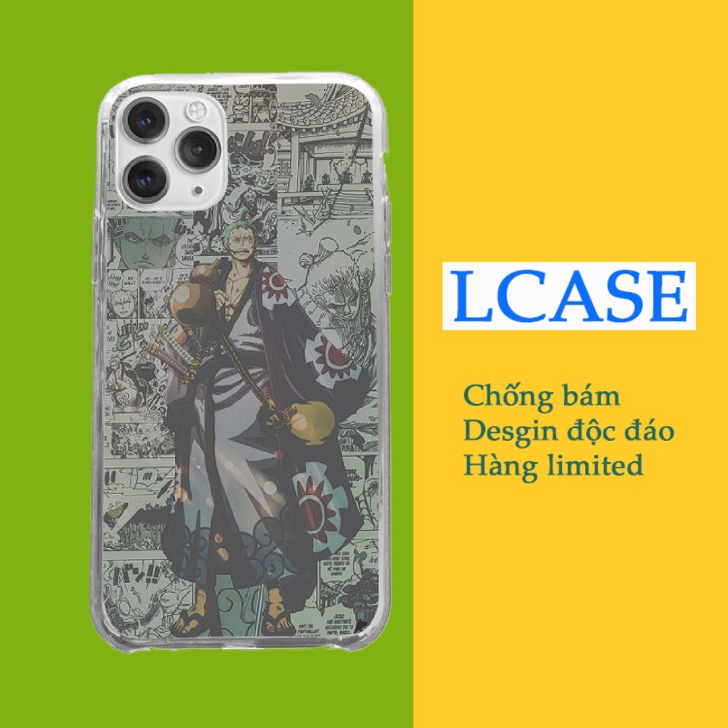 Ốp iphone cực chất luffy zoro ốp hoạt hình one piece Iphone 7/8/8Plus/X/Xs/Xs Max/11/11 Promax/12/12 Promax LIONE0037