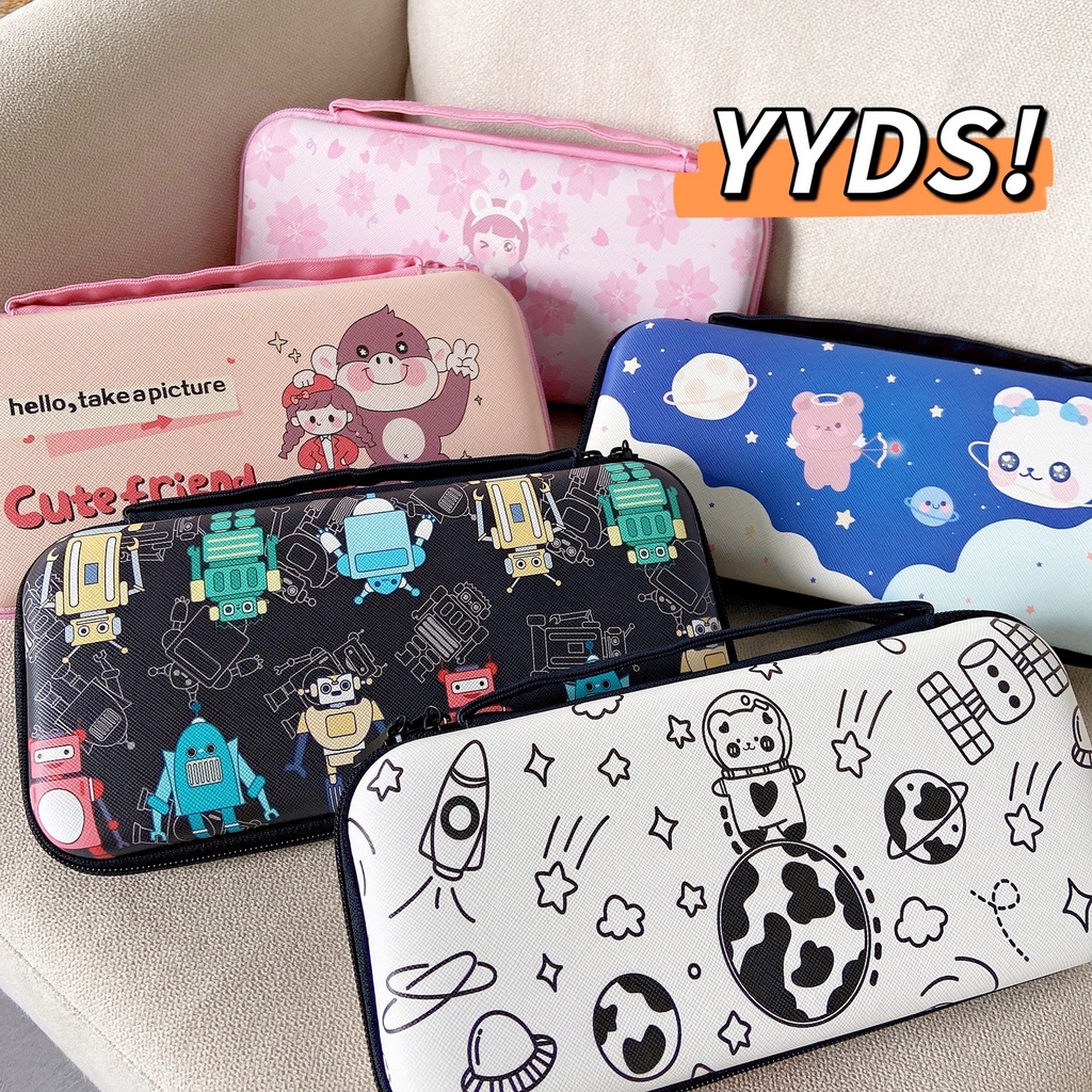 Hộp cứng bảo vệ chống thấm nước đựng máy chơi game Nintendo Switch Lite OLED & phụ kiện tiện dụng