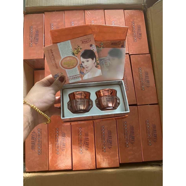 Bộ Đôi Hoàng Cung Cam  2in1 Trắng Mịn Ngăn Ngừa Lão Hoá