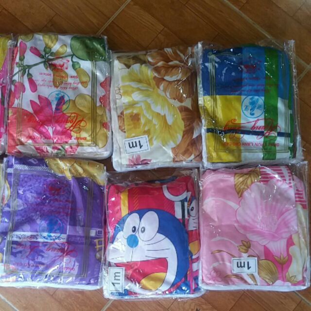 Ga bộ thun lạnh 1mx2m gồm 1 ga va 2 áo gối nằm