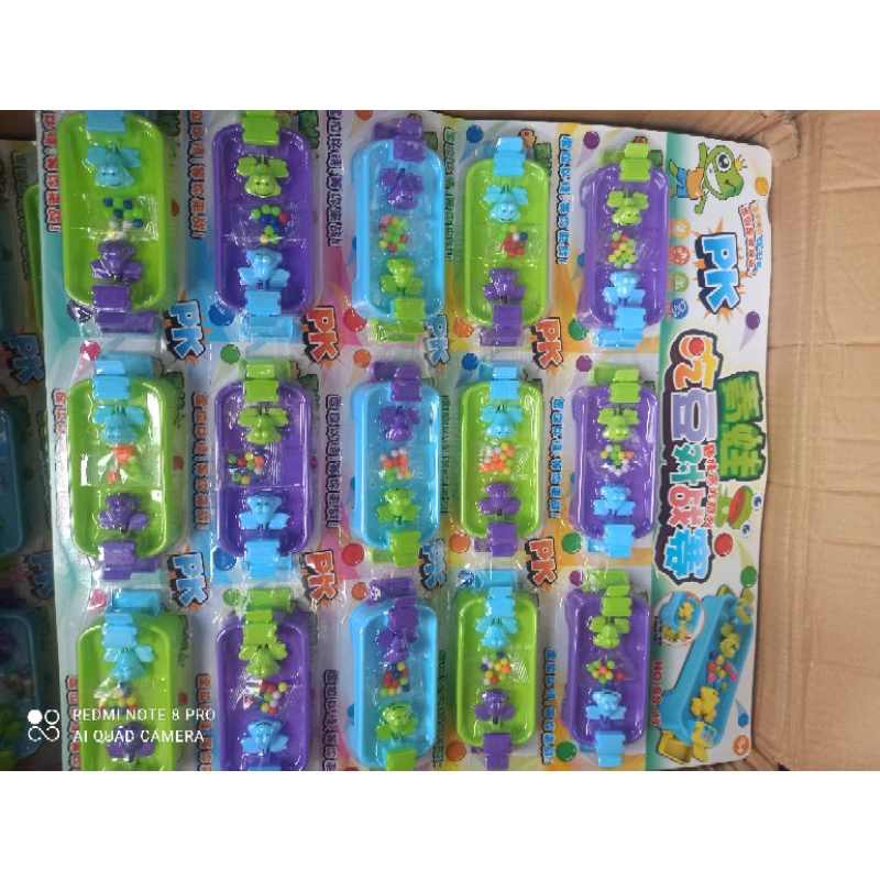 sỉ vỉ đồ chơi cá bắn bóng cho bé vỉ 15 bộ thoả sức chơi