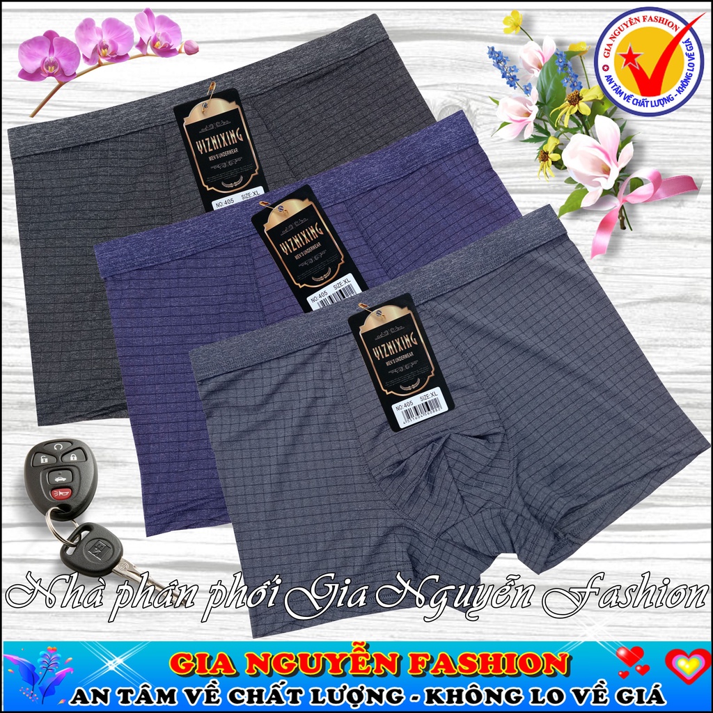 Combo 3 quần Boxer - Thun lạnh Hàn Quốc, hàng cao cấp, đẹp xuất sắc No-405