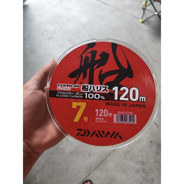 Cước câu cá daiwa chính hãng flurocacbon làm thẻo vs leader