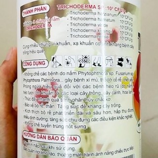 nấm đối kháng TKS -TRICHODERMA , nấm đối kháng dạng bột , hộp 1kg