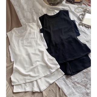 Set Quần Short + Áo TankTop Trơn ( Có lót)