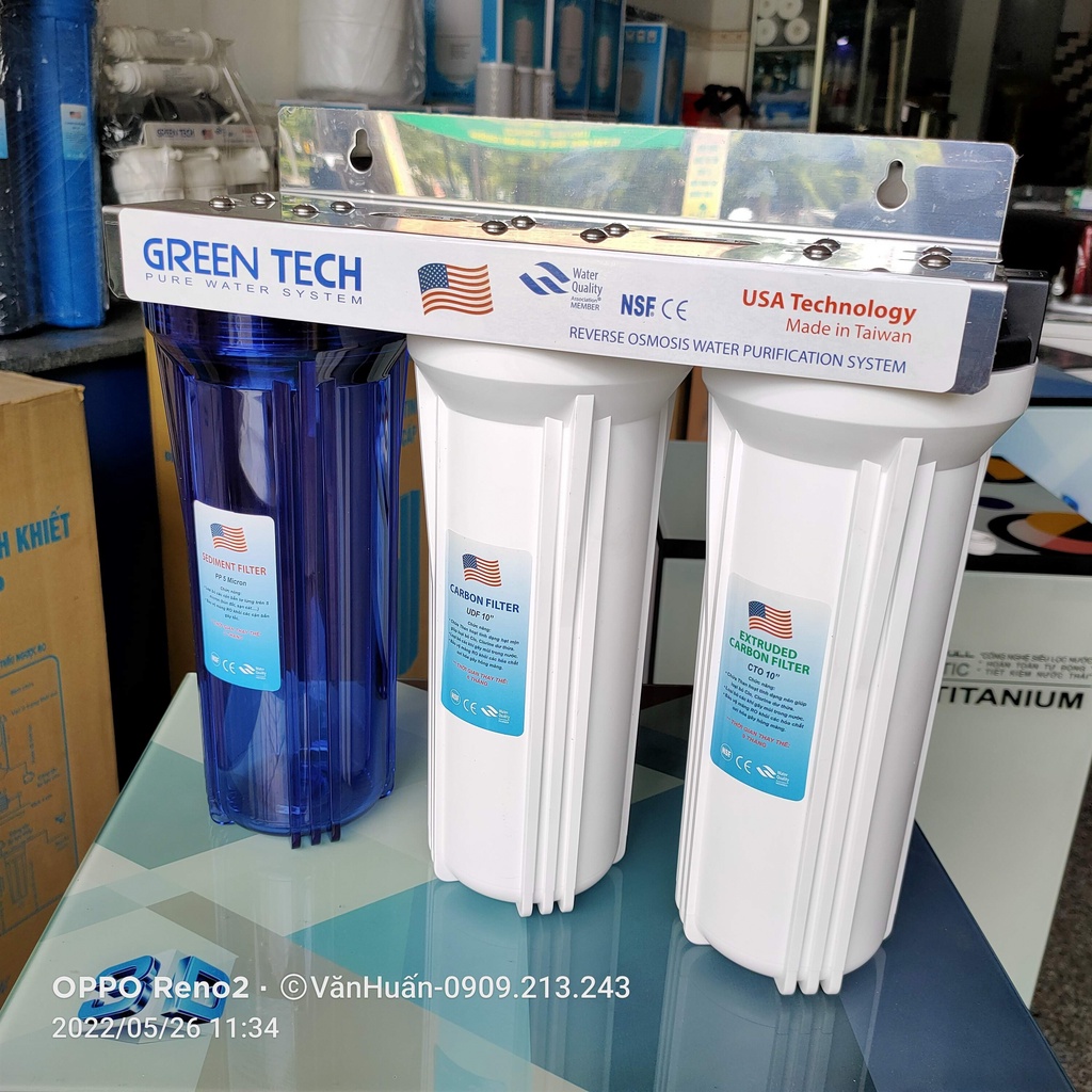 Bộ Lọc Thô Sinh Hoạt - Lọc Nước Đầu Nguồn - Tiền Lọc Ion Kiềm RO NANO UF