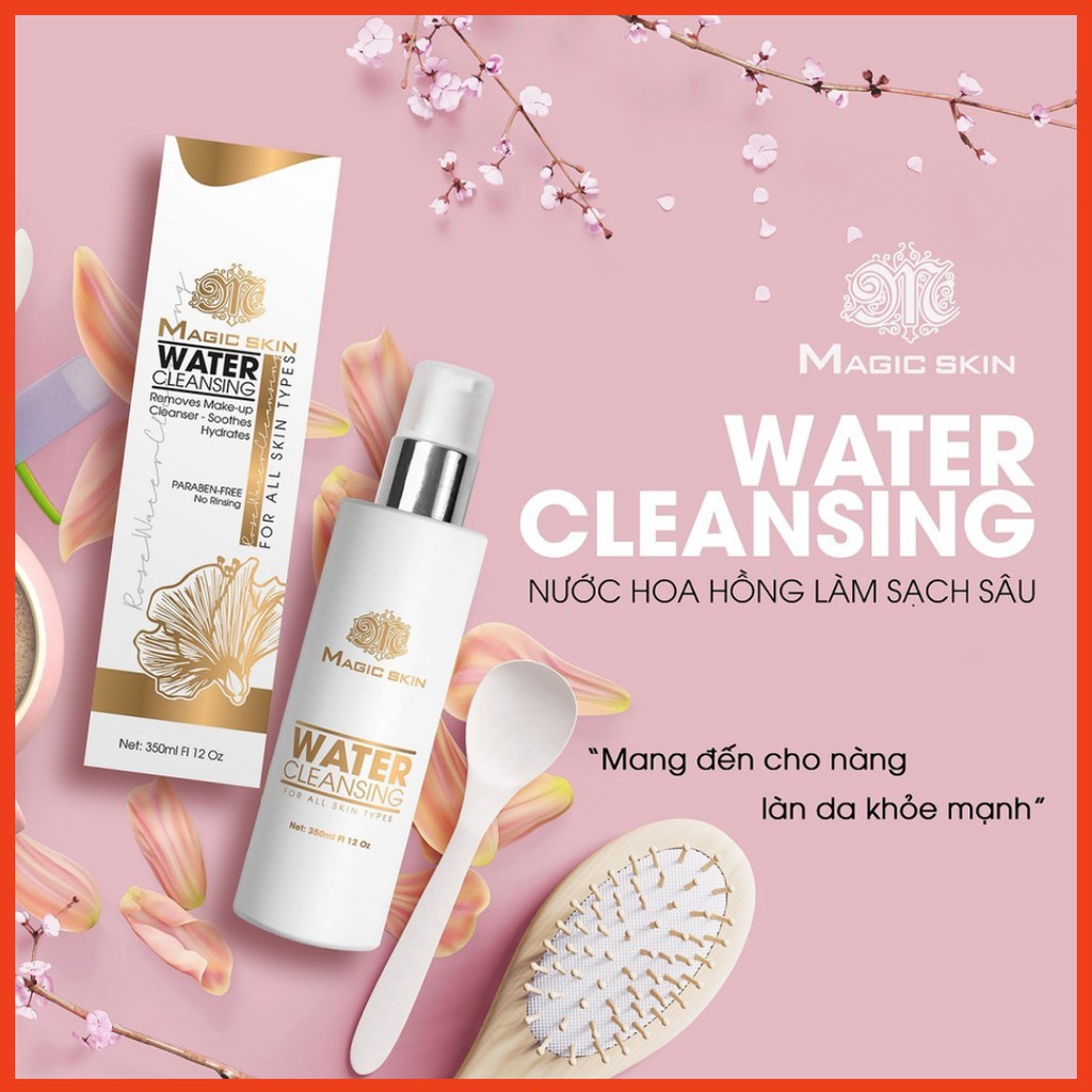 Nước hoa hồng Magic Skin Water Cleansing ngăn ngừa lão hóa cho da trắng Magic Skin