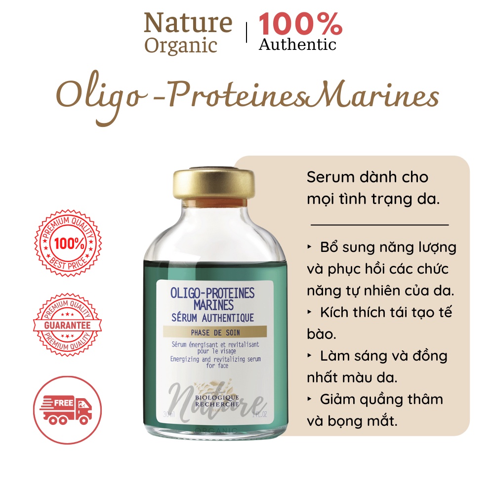 Serum Oligo-Proteines Marines tinh chất làm sáng và giảm quầng thâm, bọng mắt - K26