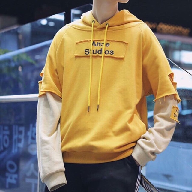 Áo hoodie tay cắt