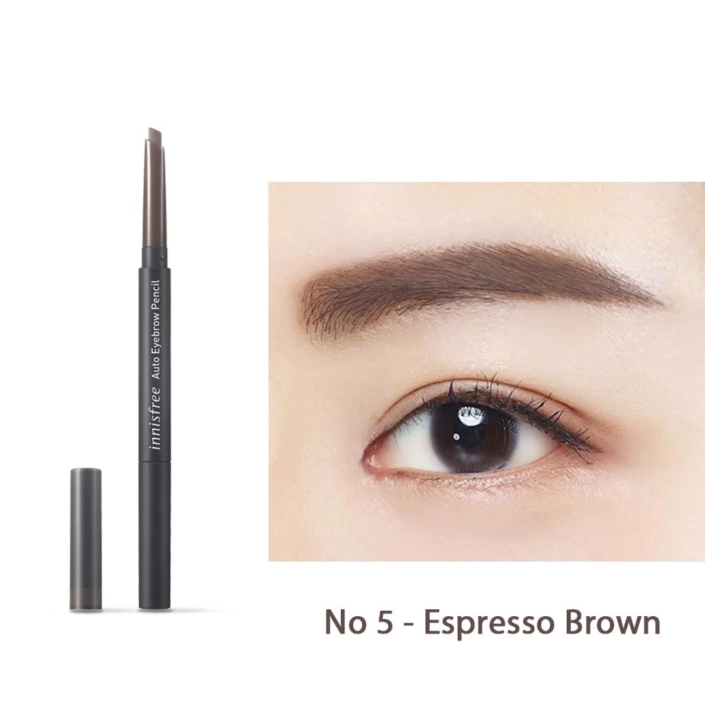 Chì Kẻ Chân Mày Innisfree Auto Eyebrow Pencil [Hàng cắt seal để kiểm tra chất lượng sản phẩm]