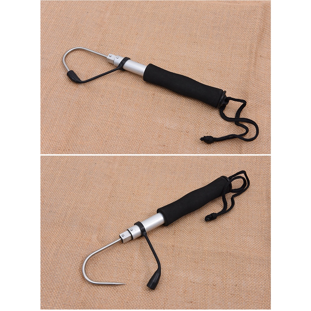 Móc Câu Cá Bằng Thép Không Gỉ 60/120cm Có Thể Thu Gọn Tiện Dụng