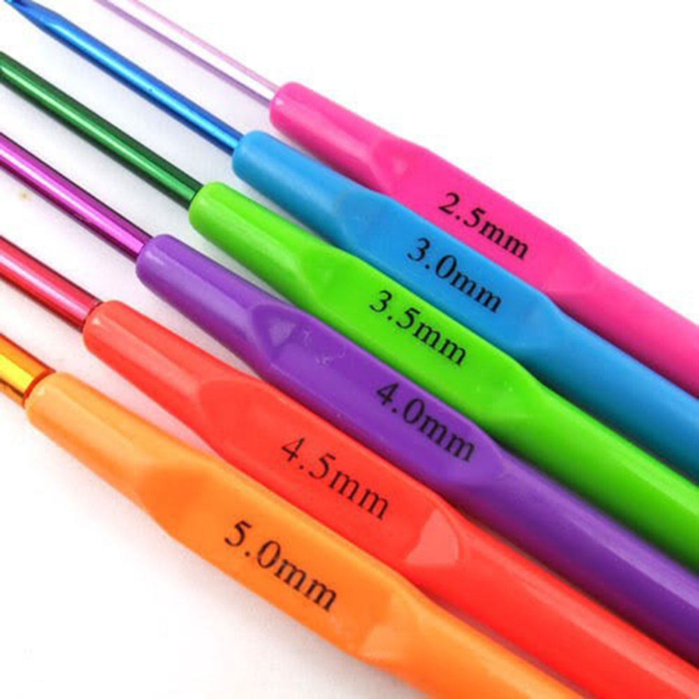 Set 6 kim đan len bằng nhôm tiện dụng