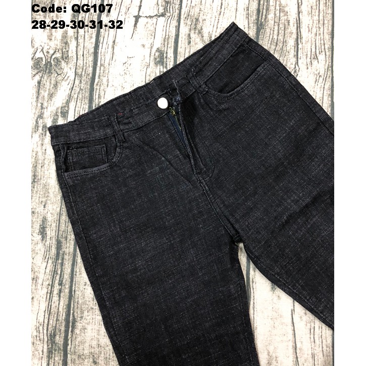 Quần Jean Nữ Kiểu Lỡ 9 Tấc Vải Xước Co Giãn Mạnh | BigBuy360 - bigbuy360.vn