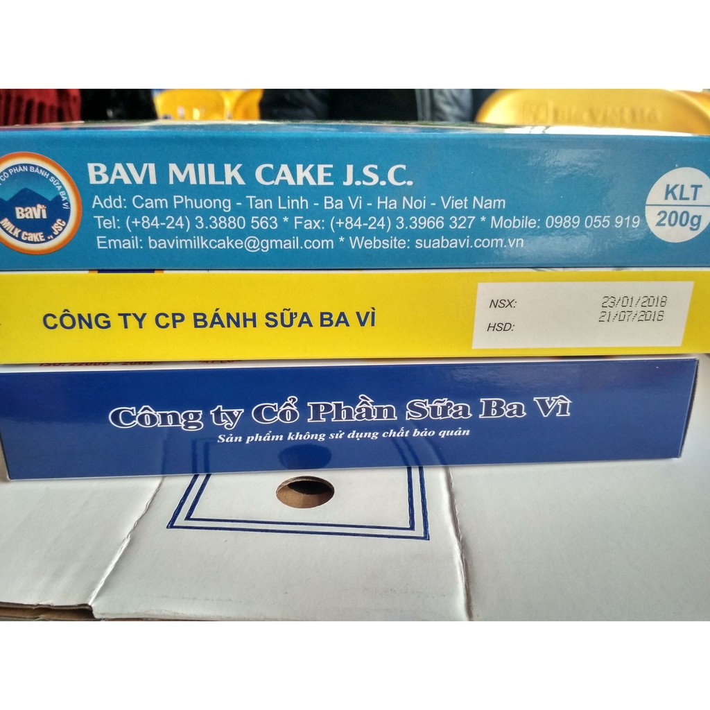 Combo 3 hộp bánh sữa đặc sản Ba vì (01 Dê +01 Bò +01 Bò Non)