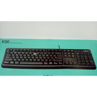 Bàn Phím Logitech K120 BH 3 Năm Cổng USB