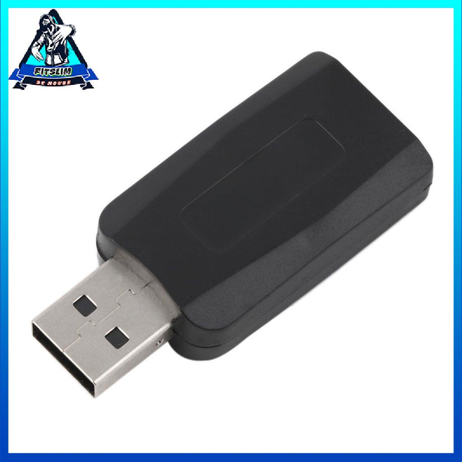USB 2.0 sang 3D Mic Loa Tai nghe Âm thanh Bộ chuyển đổi Card âm thanh 5.1 cho Máy tính xách tay PC [8/7]