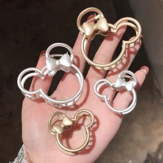 Kẹp Tóc Kim Loại Hình Chuột Mickey Xinh Xắn Cho Nữ