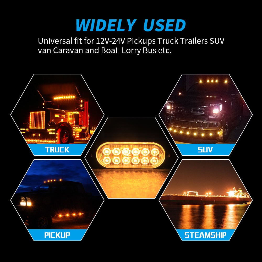 1 Dải Đèn LED Tín Hiệu Nhấp Nháy Cảnh Báo Khẩn Cấp Cho Xe Hơi / Xe Tải / Xe Mô Tô / Xe Tải