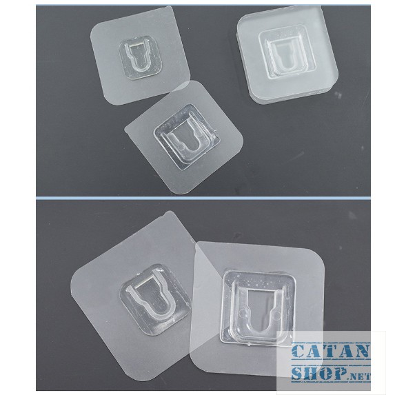 Bộ 2 miếng dán đa năng, Combo móc dán các loại kệ, khung ảnh, Miếng dán tường treo vật dụng siêu tiện lợi-GD494-MDanMC
