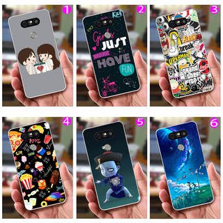 Ốp lưng LG G5 (dẻo viền trắng trong) - Hình Tiểu Cương Thi, Couple, Flat Lay