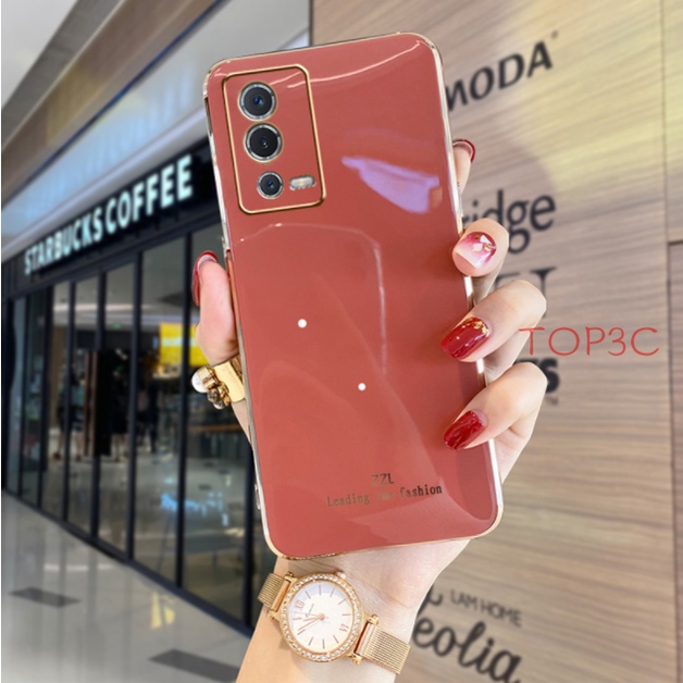 Ốp điện thoại OPPO A55 Ốp Điện Thoại Viền Thẳng Thời Trang Cho OPPO A55 4G F1S A59 A57 A39 A92 A52 A37 A83 A77 5G ZB