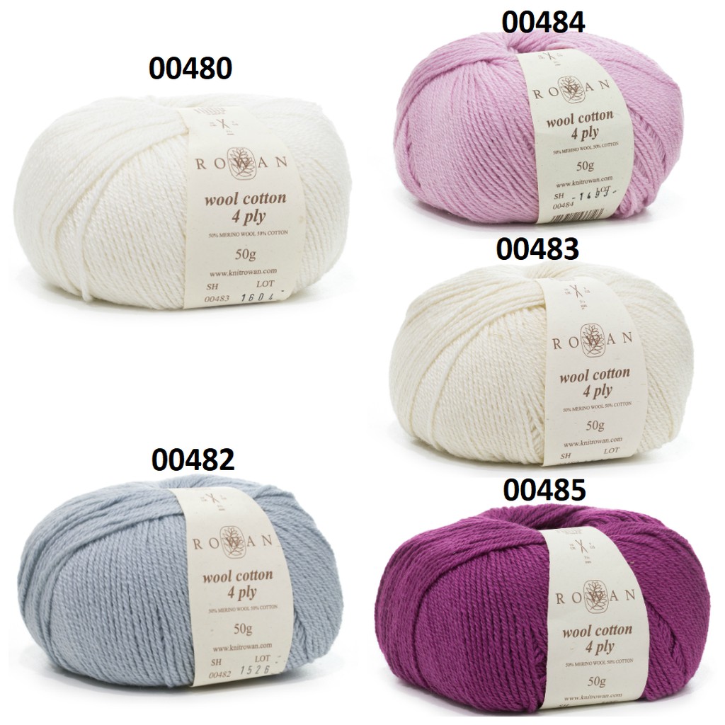 Cuộn Len Knit Rowan Wool Cotton 4ply