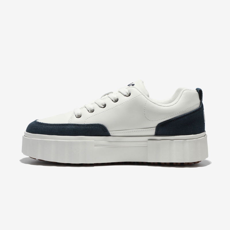Giày FILA Sandblast Low Màu Trắng Xanh navy Chính hãng 100%