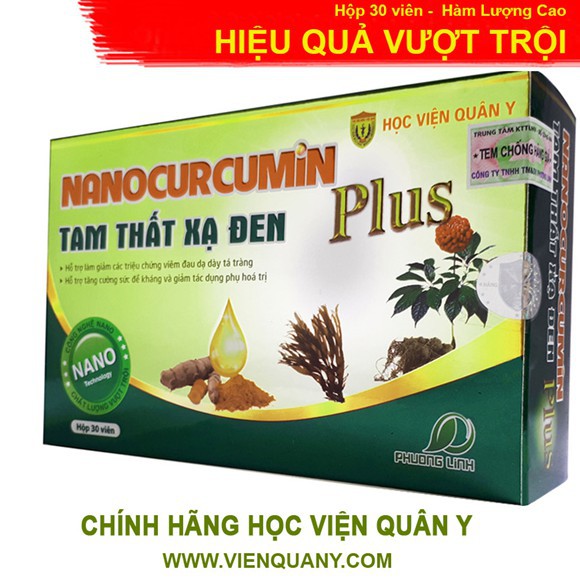 Tam Thất Xạ Đen Nano Curcumin Plus 💊 FREESHIP ️💊 Học Viện Quân Y | BigBuy360 - bigbuy360.vn