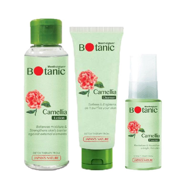 Bộ Sản Phẩm Mentholatum Botanic Chăm Sóc Da 3 Món