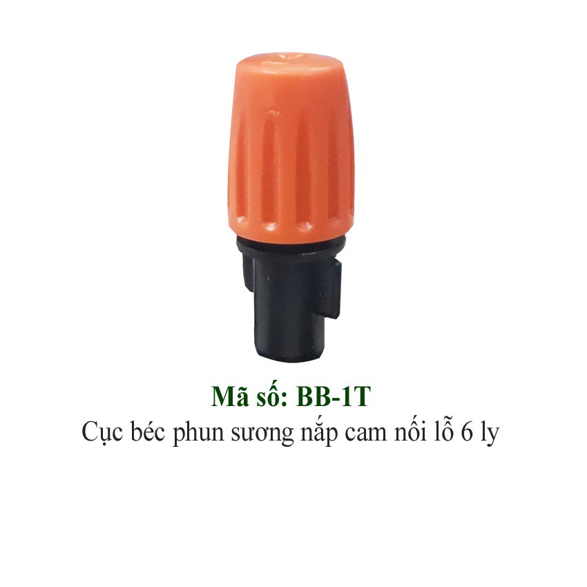 Bộ 10 béc tưới phun sương 1 đầu điều chỉnh được kiểu phun tặng 10 t 5ly ra 6ly chuyên dùng nồi béc