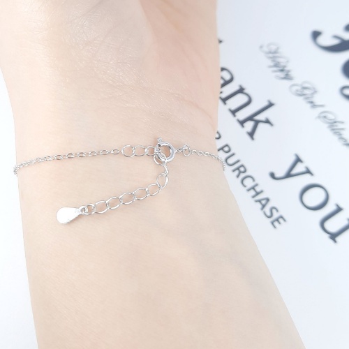 Lắc tay bạc nữ Happy Girl, vòng tay bạc nữ hình dải ngân hà Galaxy Bracelet