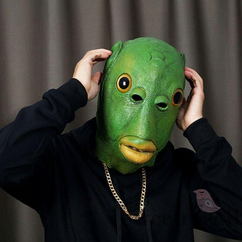Mặt nạ hình cá xanh Latex ngộ nghĩnh vui nhộn | BigBuy360 - bigbuy360.vn