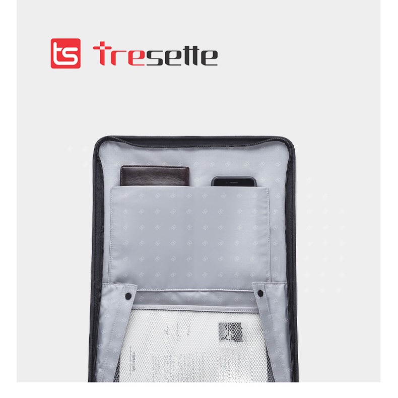 Vali du lịch khóa kéo Hàn Quốc Tresette TSL – 0618 Sọc Dọc size 20 chính hãng