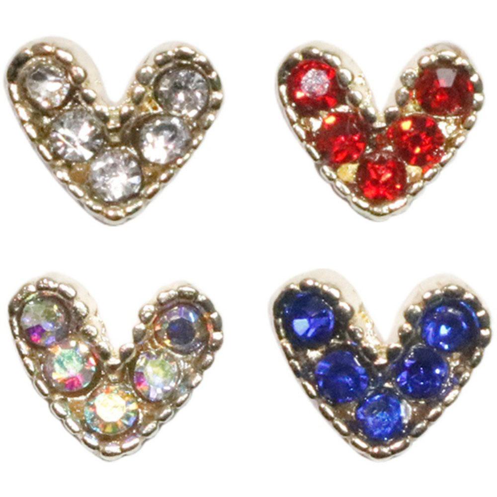 JARRED Đá 3D Lấp Lánh Trang Trí Móng Tay Nghệ Thuật