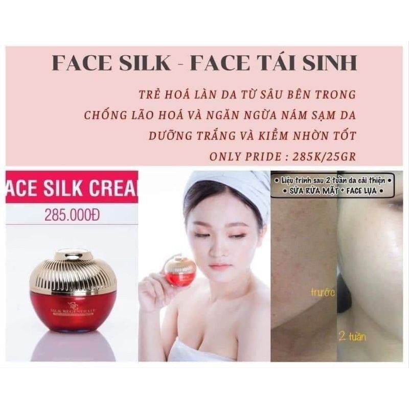 FACE LỤA ( face silk ) SICAWHITE SICA WHITE DƯỠNG TRẮNG KIỀM NHỜN