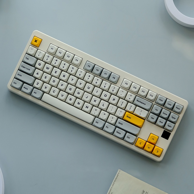 Heavy Industry Keycaps MA profile Dye-sublimation 125 Keys PBT Material Suitable For 61/68/71/84/87/96/104 And Other Mechanical Keyboards